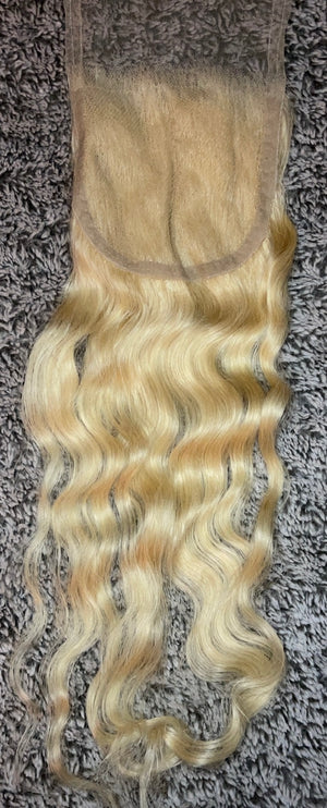 Raw Indian wavy 613 Closure